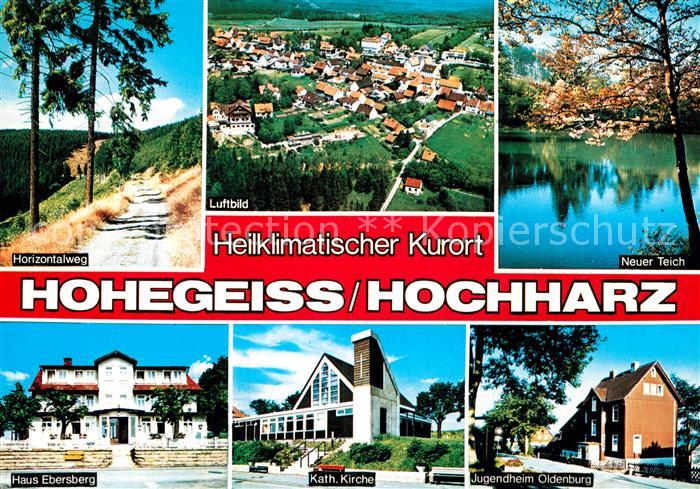 Hohegeiss Harz Fliegeraufnahme Horizontalweg Jugendheim-Oldenburg Haus-Ebersberg