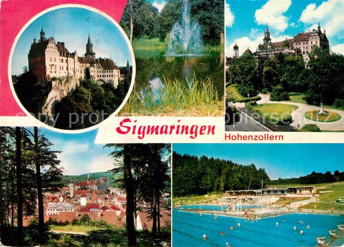 Sigmaringen HOhenzollern Freibad Schloss