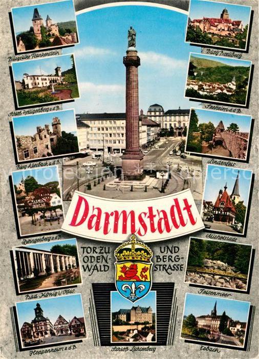 Darmstadt Heppenheim Schloss-Lichtenberg Zwingenberg Lindenfels Michelstadt Erba