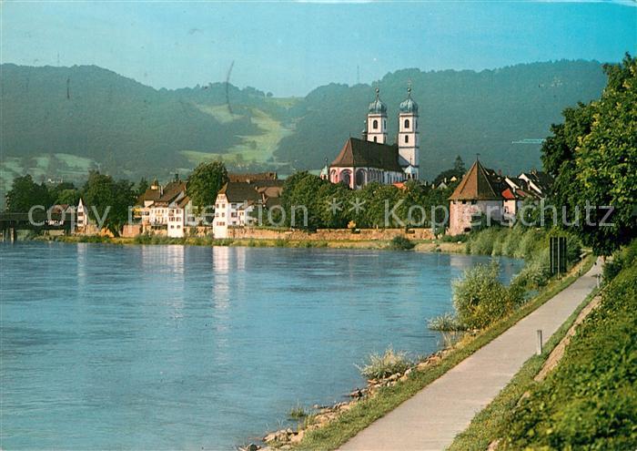 Bad Saeckingen am Hochrhein Rheinpromenade