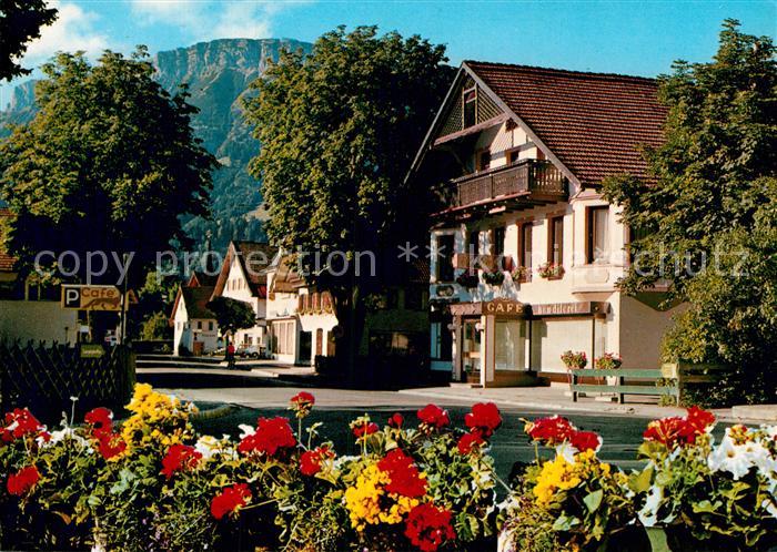 Pfronten Ostallgaeu Bayern Ortspartie mit Breitenberg