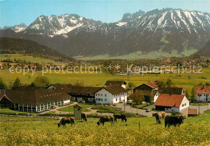 Pfronten Ostallgaeu Bayern mit Rossberg Aggenstein und Breitenberg