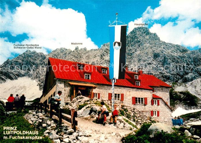 Hochvogel Prinz Luitpoldhaus mit Fuchskarspitze