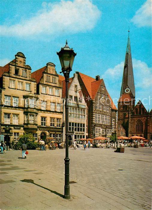 BREMEN  CITY Rathausplatz mit Liebfrauenkirche