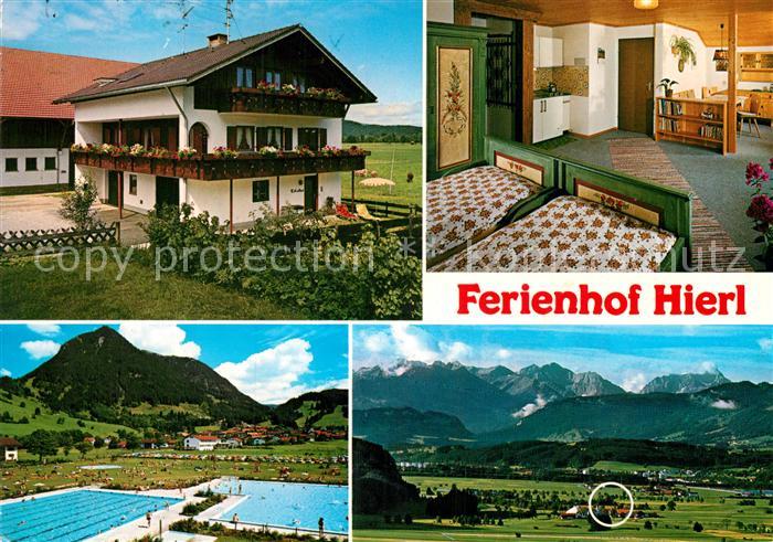 Burgberg Allgaeu Agathazell Ferienhof Hierl Freibad