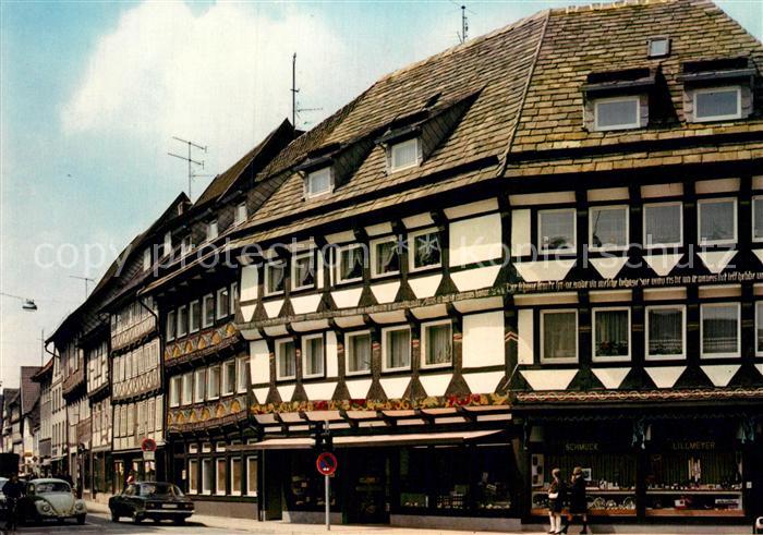 Hoexter Weser Fachwerkhaeuser