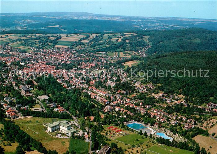 Bad Orb Fliegeraufnahme Freibad im Spessart