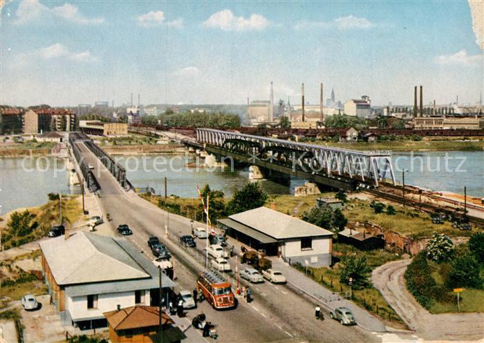 Kehl Rhein Rheinbr?cke mit Zoll