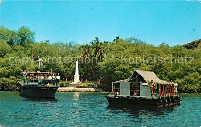 Motorschiffe Kona Coast Cruise Vessel Captain Cook II Glass Bottom Cora Queen II