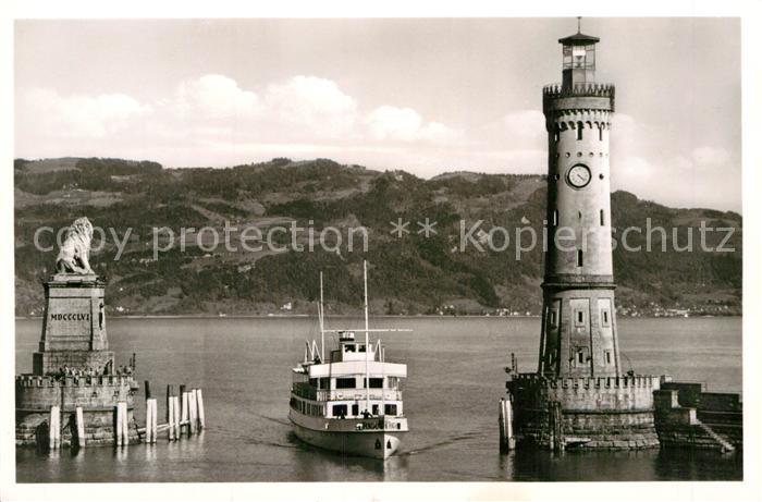 Motorschiffe Thurgau Lindau Bodensee Hafeneinfahrt