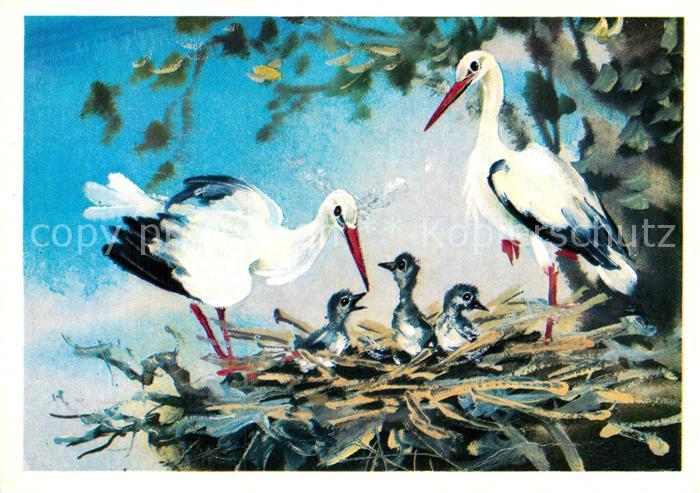 Storch Künstlerkarte W. Kanewskij