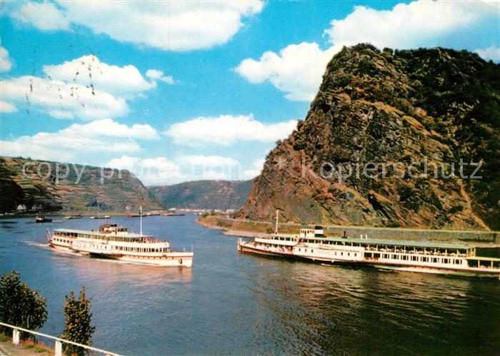 Motorschiffe Rhein Loreley-Felsen