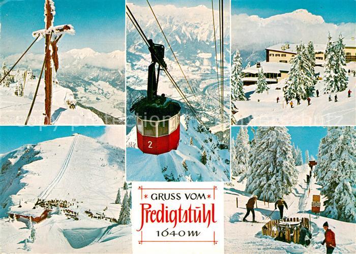 Seilbahn Predigtstuhl Bad Reichenhall Berghotel Rasthaus Schlegelmulde