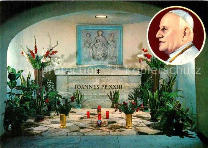 Papst Tomba Papa Giovanni XXIII Basilica S. Pietro Vaticano