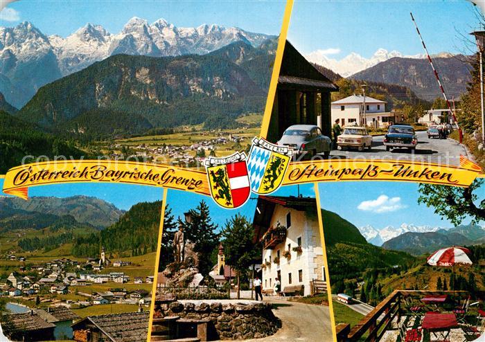 Grenze Douane Zoll Steinpass-Unken Saalachtal Gasthof Mell