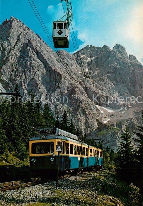 Zahnradbahn Seilbahn Bayerische Zugspitzbahn Zugspitzgipfel