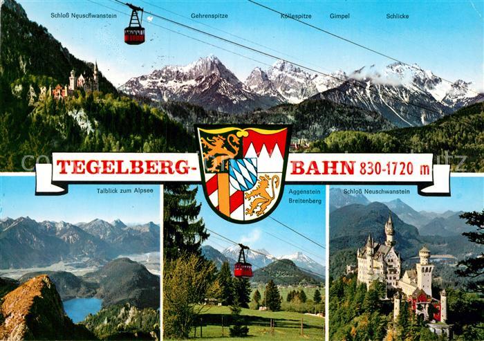 Seilbahn Tegelberg Schwangau Füssen Schloss Neus