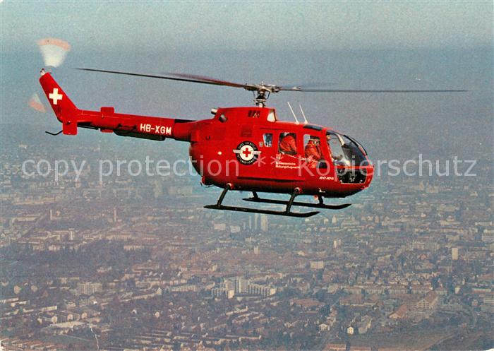 Hubschrauber Helikopter Rettungshelikopter Typ Bölkow BO-105 CB