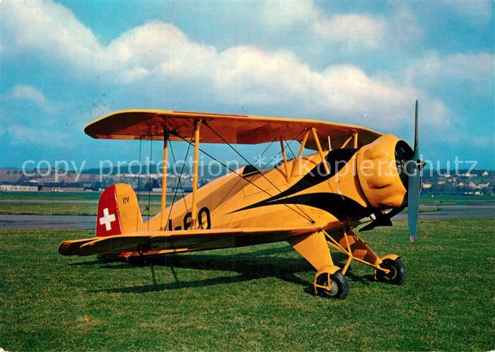 Flugzeuge Zivil Bücker Bü-133 Jungmeister Schweiz