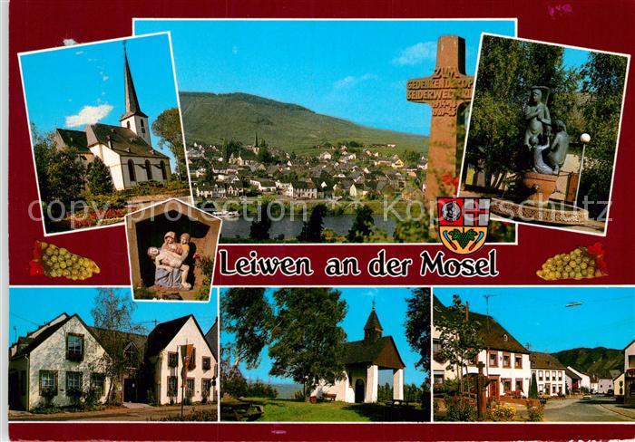 Leiwen Mosel Kirche Ortsansicht Brunnen Kapelle