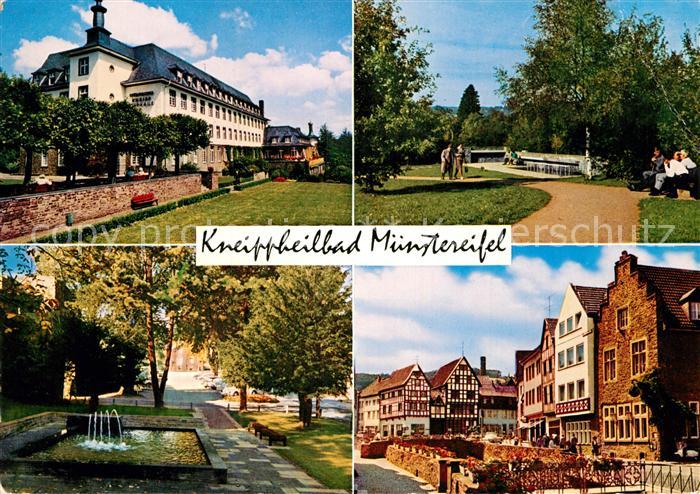 Bad Muenstereifel Kurhaus Kurpark Kneippbrunnen Fachwerkhaeuser Hotel Witten