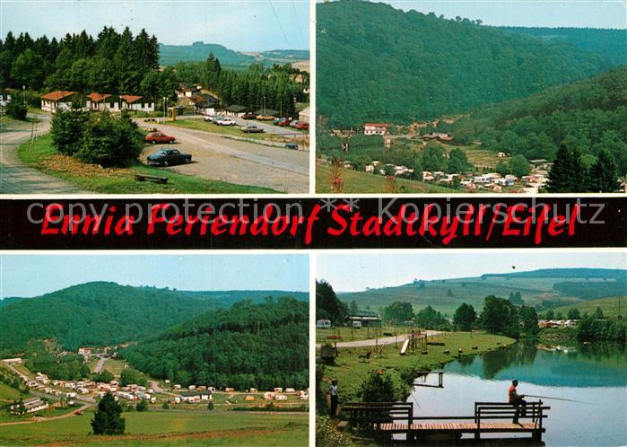 Stadtkyll Ennia Feriendorf Panorama Angelteich