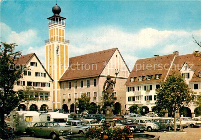 FREUDENSTADT BW Marktplatz mit Rathaus