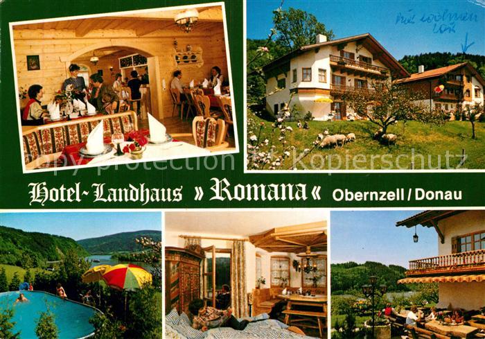 Obernzell Hotel Landhaus Romana Grillterrasse Swimmingpool Gaestezimmer