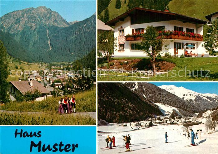 Partenen Vorarlberg Panorama Haus Muster Skipiste