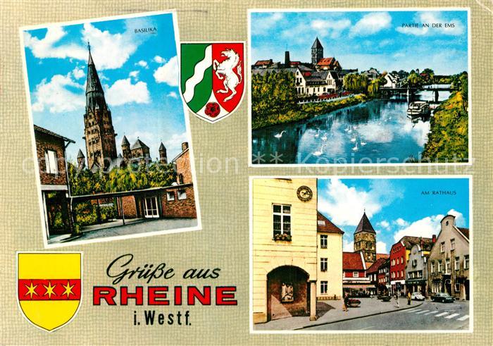 Rheine Basilika Emspartie Rathaus
