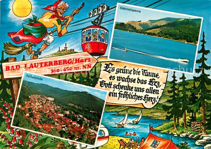 Bad Lauterberg Hexe Odertalsperre Teilansicht