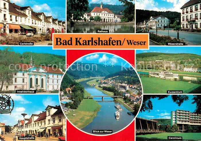 Bad Karlshafen Carlstrasse Weserstrasse Invalidenhaus Kurzentrum Hauptstrasse We