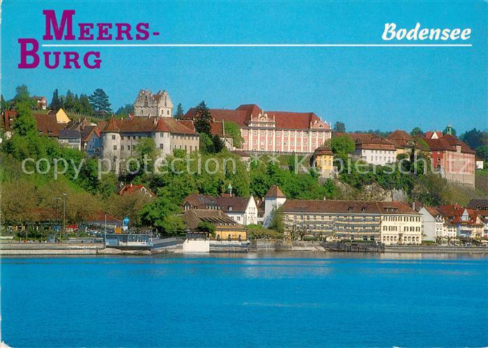 Meersburg Bodensee Teilansicht Schloss