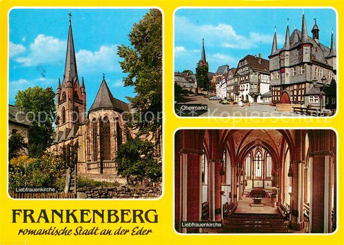 Frankenberg Eder Liebfrauenkirche Inneres Obermarkt