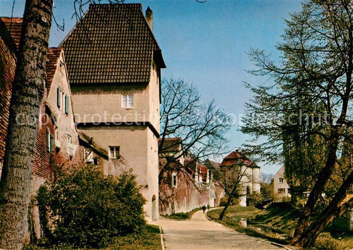 Donauwoerth Onkel Ludwig Anlage mit Faerbertoerl und Riedertor