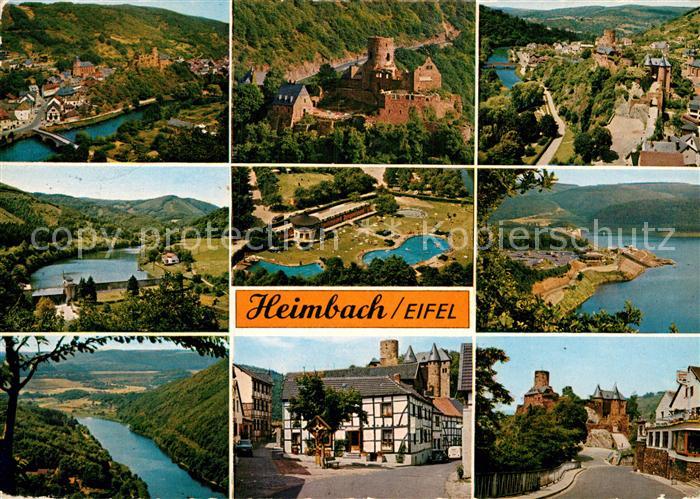 Heimbach Eifel Burg Stausee Heimbach Rursee Schwammenauel