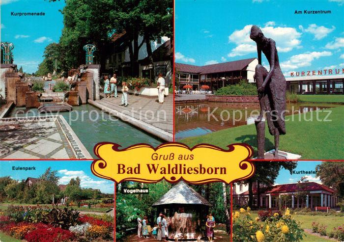 Bad Waldliesborn Kurpromenade Eulenpark Vogelhaus Kurzentrum Kurtheater