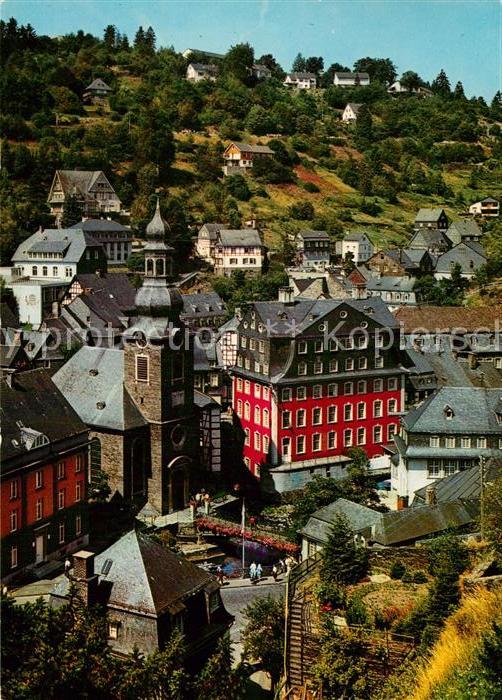 Monschau Kirche Rotes Haus