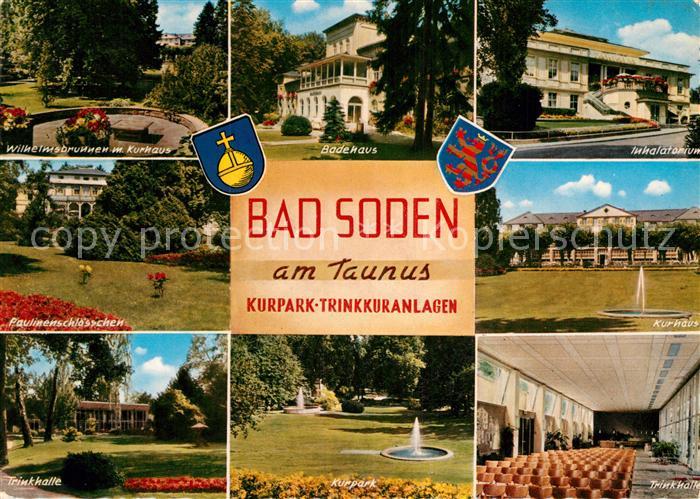 Bad Soden Taunus Wilhelmsbrunnen Kurhaus Badehaus Inhalatorium Paulinerschloessc