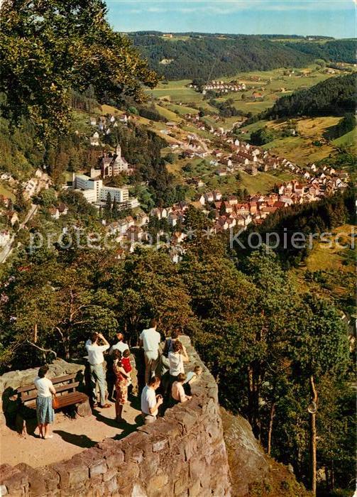 Schramberg Blick von der Burgruine Hohenschramberg