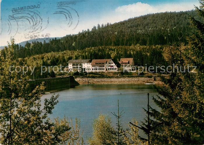 Schwarzenbachtalsperre Schwarzenbachhotel mit Hallenbad
