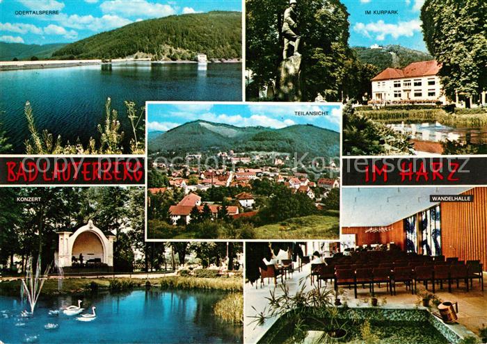 Bad Lauterberg Odertalsperre Kurpark Teilansicht Konzert Wandelhalle