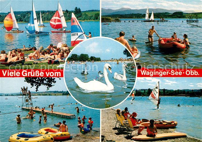 Waging See Teilansichten Segeln Surfen