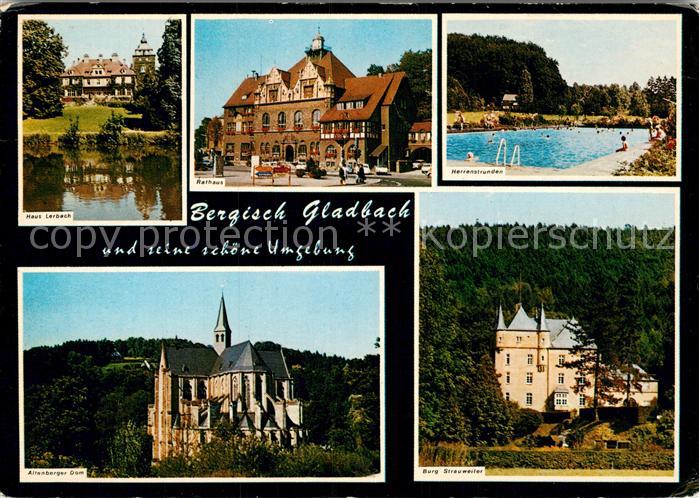 Bergisch Gladbach Haus Lerbach Rathaus Herrenstrunden Altenberger Dom Burg Strau