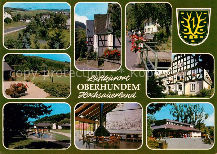 Oberhundem Ortsmotive Restaurant Fachwerkhaeuser
