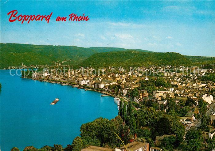 Boppard Rhein Fliegeraufnahme