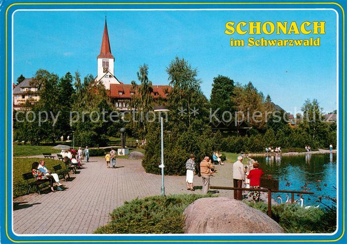 Schonach Schwarzwald Kurpark Kirche