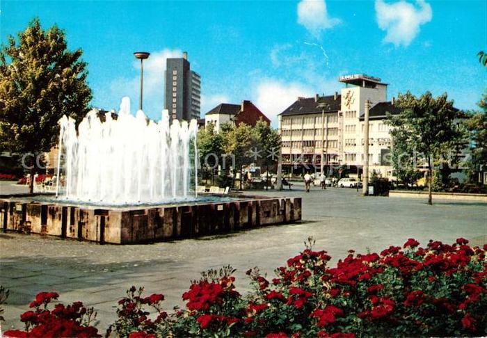 Solingen Muehlenplatz Springbrunnen