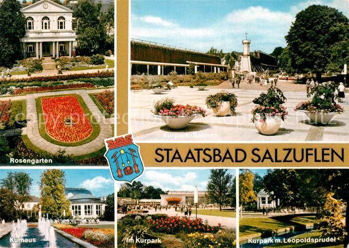Bad Salzuflen Rosengarten Saline Kurhaus Kurpark Leopoldsprudel