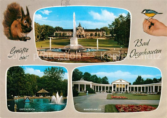 Bad Oeynhausen Kurhaus Sprudel Ententeich Wandelhalle